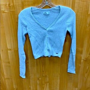 Hollister button up sweater